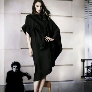 2 Maison Martin Margiela Elegant Black and Blue  Asymmetrical Dresses